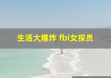 生活大爆炸 fbi女探员